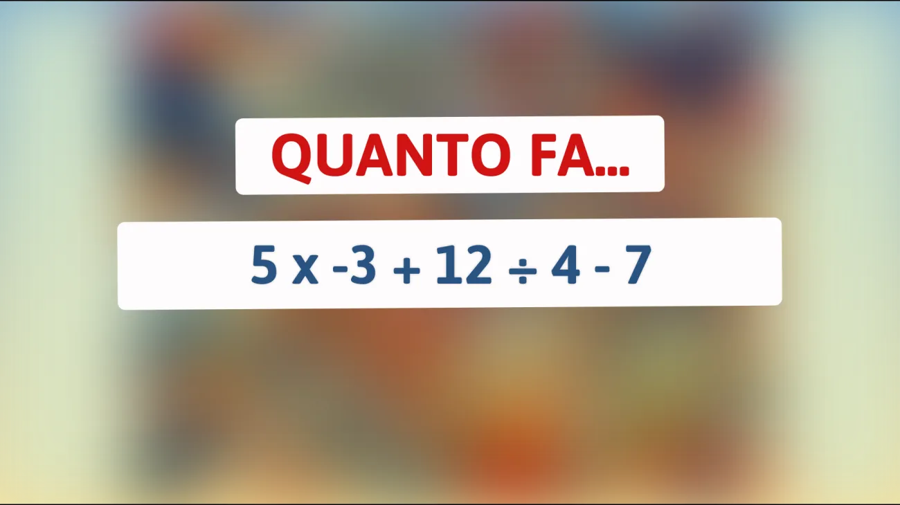 \"Solo un vero genio risolverà questa semplice equazione matematica! Accetti la sfida?\""
