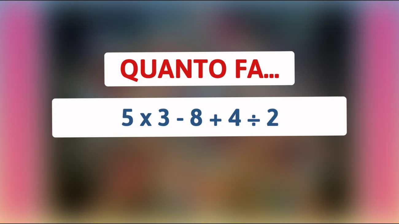 \"Sai risolvere questo enigma matematico che metterà alla prova la tua intelligenza?\""
