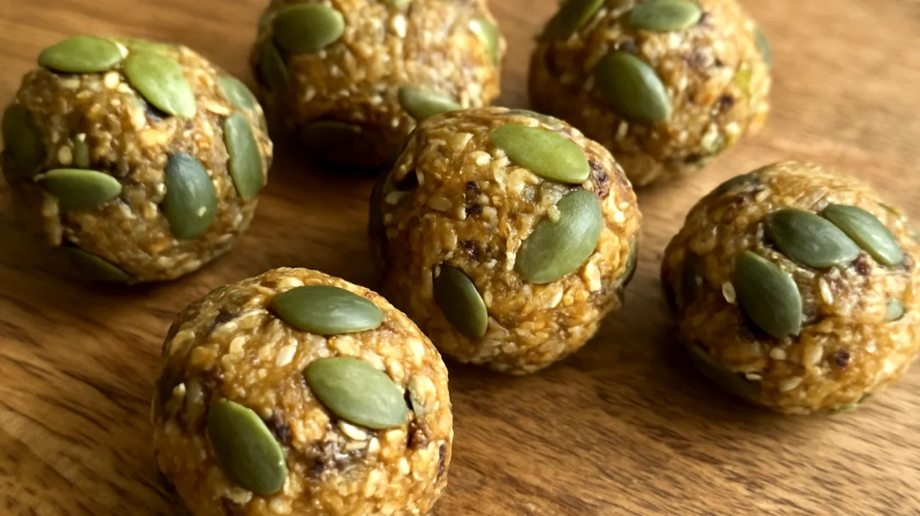 Energy balls ai semi di zucca e magnesio"