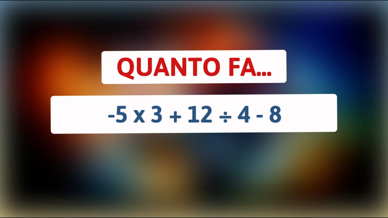 La sfida matematica che solo i veri geni riescono a risolvere: puoi ottenere il risultato corretto?"