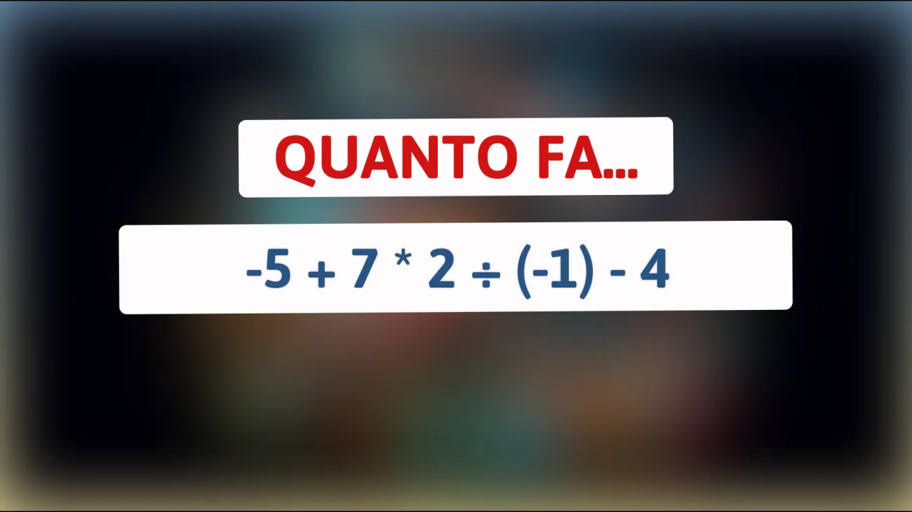 Risolvi questo indovinello matematico: solo un genio conosce la risposta! Sei abbastanza intelligente?"